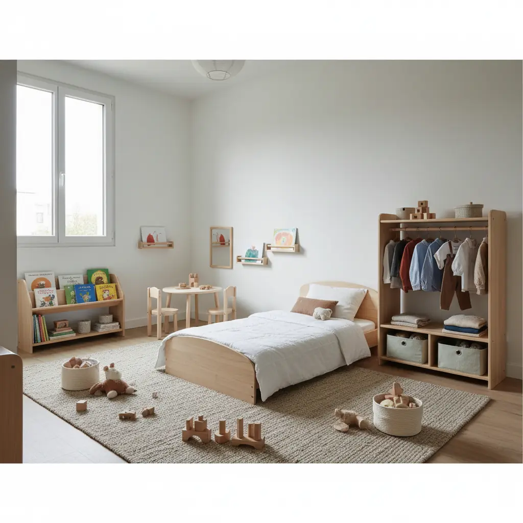 Les principes Montessori appliqués à la chambre