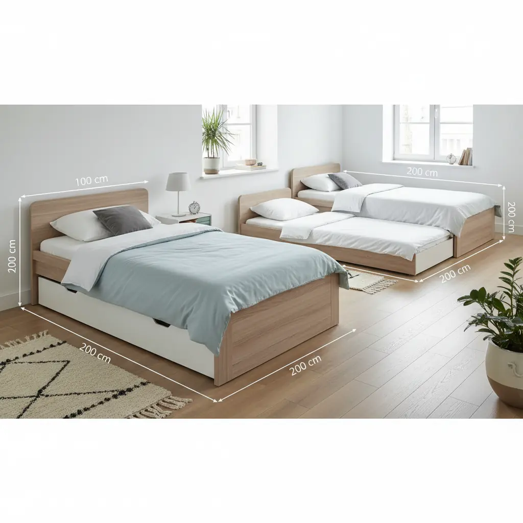 Dimensions et espace nécessaire