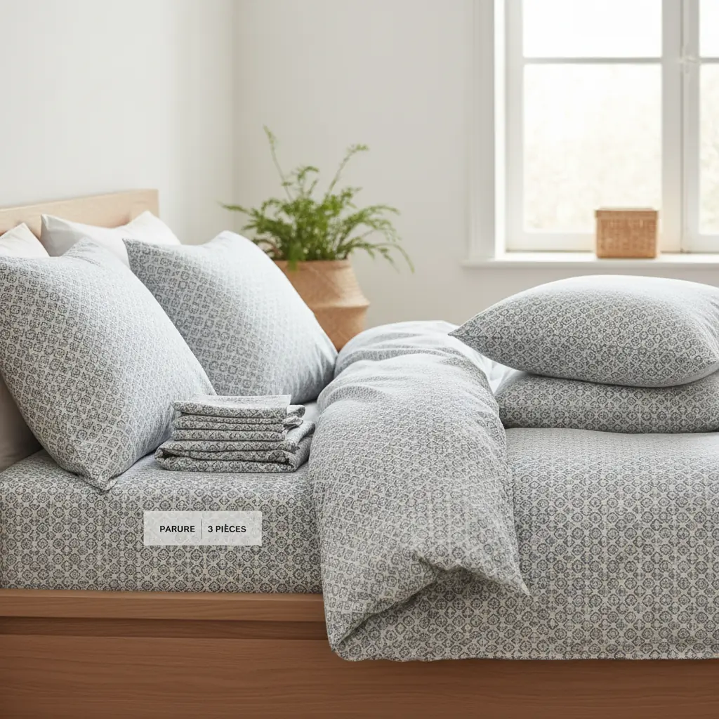 Que contient une parure de lit