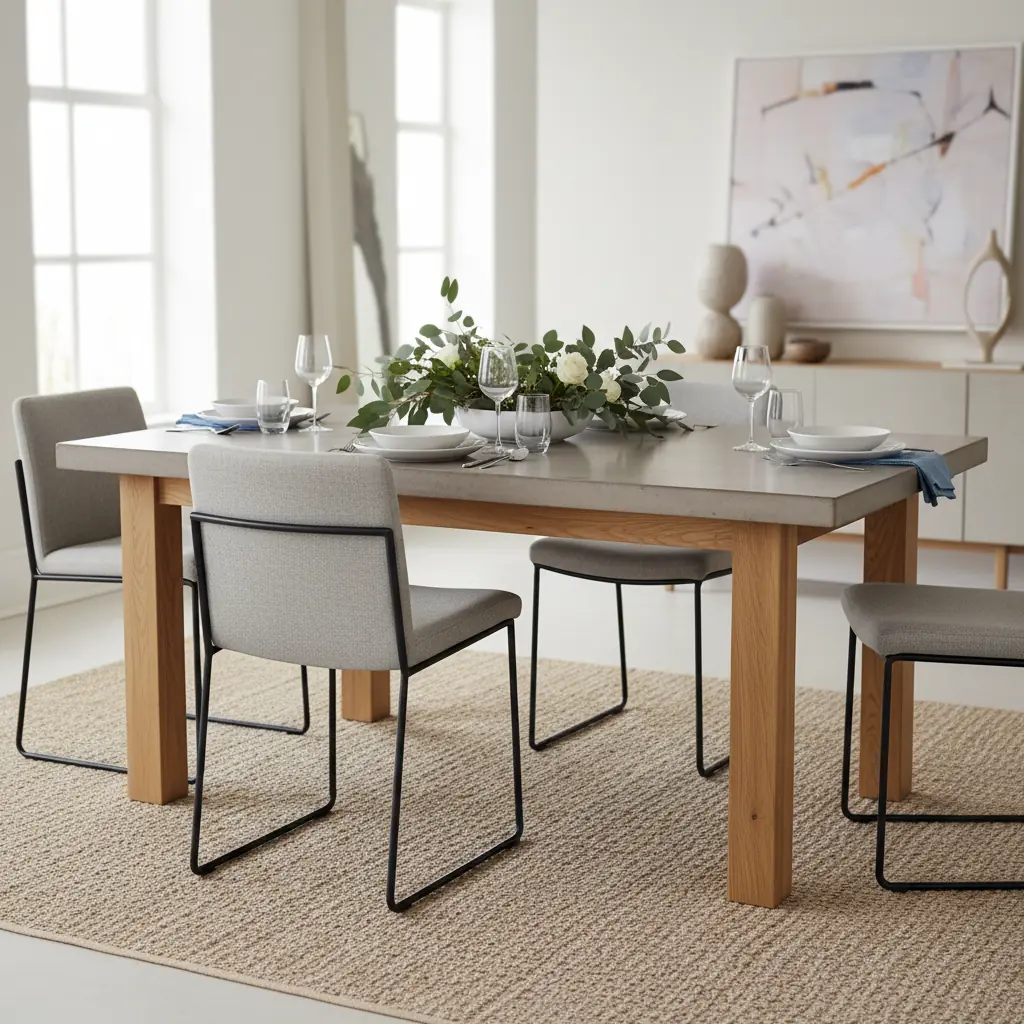 Le piétement : un choix fonctionnel et esthétique