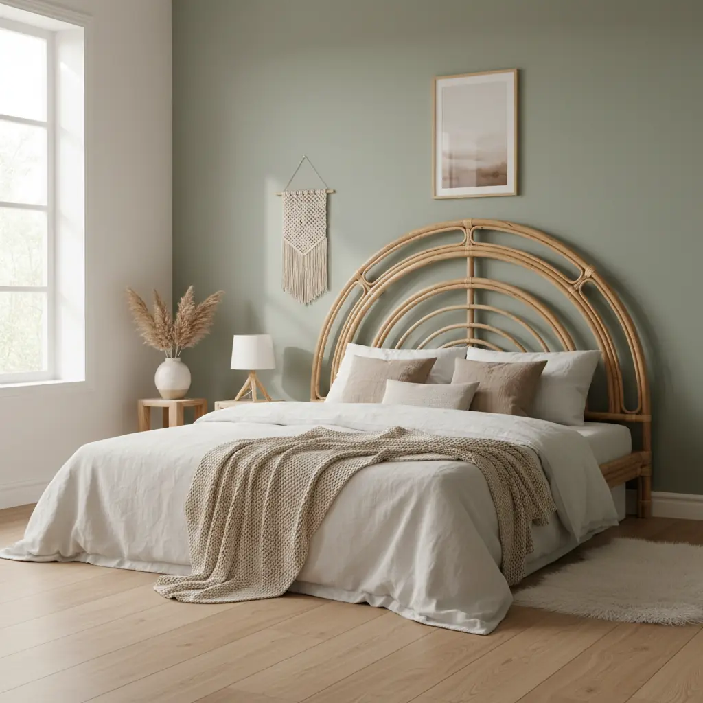 Les styles de têtes de lit en rotin