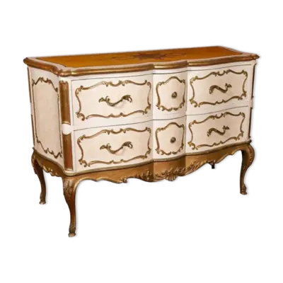 Commode style Louis XV, années 50, design milieu du XXème Siècle