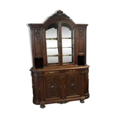 Vaisselier/ vitrine rococo style louis XV