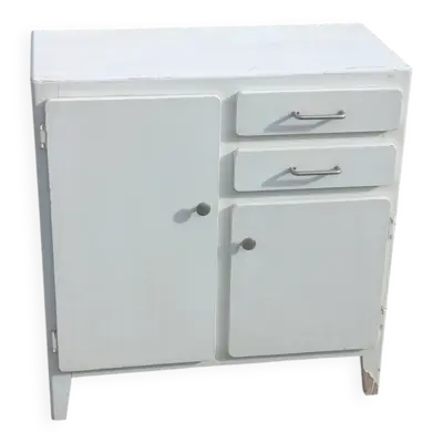 Buffet parisien patine blanche des années 50