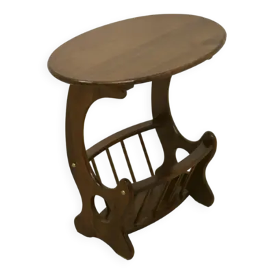 Table d'appoint et son porte-revues