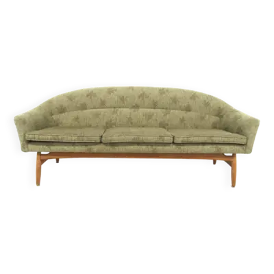 Canapé scandinave en chêne, 3 places, Suède, 1950