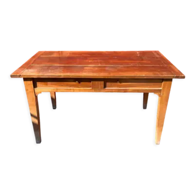 Table de ferme tiroir coulissant