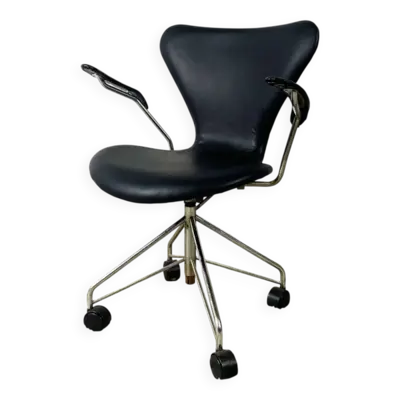 Chaise de bureau Seven par Arne Jacobsen pour Fritz Hansen, Danemark, années 196