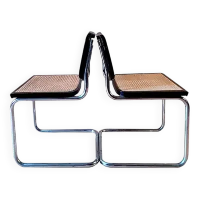 Paire de chaises B32 cesca Marcel Breuer design années 87 estampillées