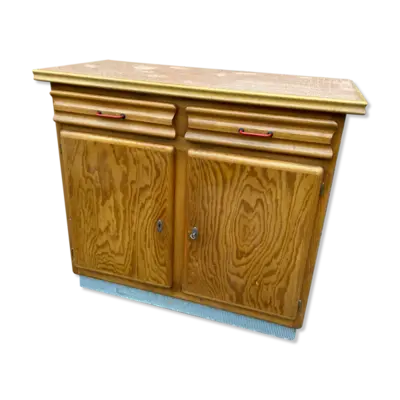 Buffet bas mado en pitchpin vintage 1950