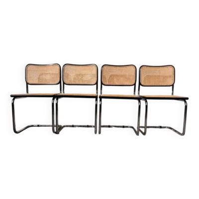 4 chaises Cesca B3 Breuer by KNoLL