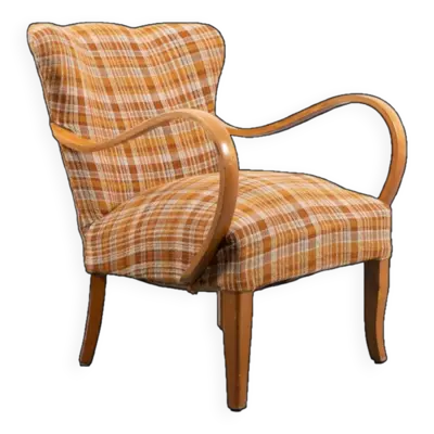 Fauteuil sculptural scandinave moderne, années 1950