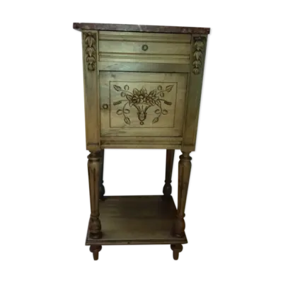 Chevet ou table d'appoint art déco avec marbre