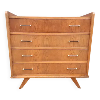 Commode vintage pieds compas