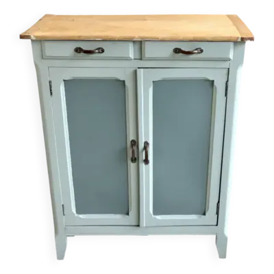 Buffet parisien vert d’eau vintage