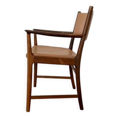 Fauteuil de bureau danois en palissandre années 1950