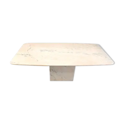 Table de salle à manger en marbre italien, années 1970