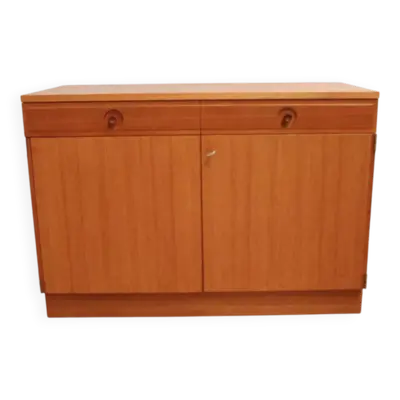 Buffet Bertil Fridhagen Bodafors 1960, bois clair, design suédois vintage