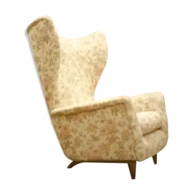 Fauteuil a oreilles bergere Wing chair années 50 60
