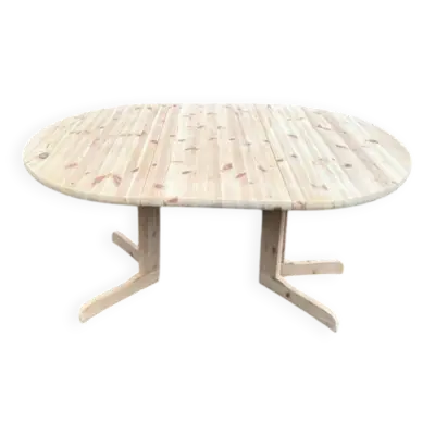 Table à manger ronde extensible Rainer Daumiller pour Hirtshals Sawaerk 145