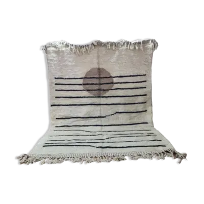 Tapis berbère en laine fait main