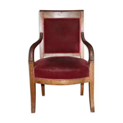 Fauteuil de bureau rouge bordeaux