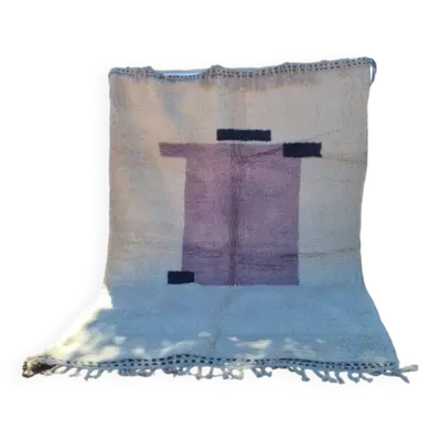 Tapis berbère en laine fait main