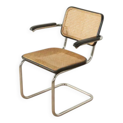Chaise légendaire en tube d'acier, modèle S 64, Marcel Breuer pour Thonet