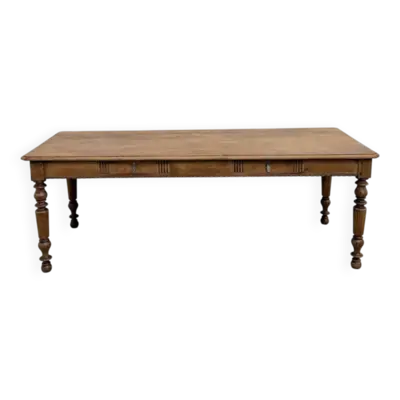 Table de Ferme en Chêne Massif, Circa 1900