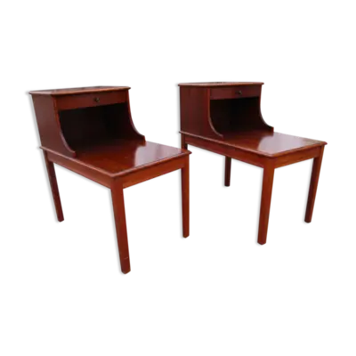 Paire de tables de nuit, Suède, années 1960