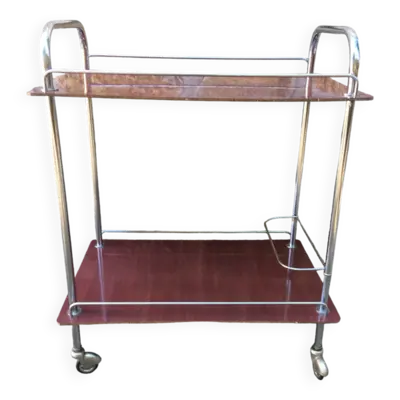 Desserte acier et formica