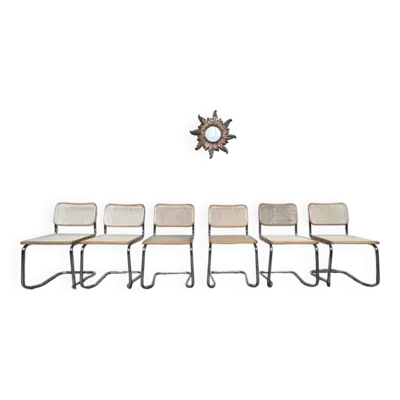 Série de 6 chaises style Marcel Breuer vintage