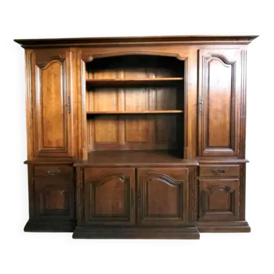 Buffet Bibus Vintage Rustique en bois massif vers 1980