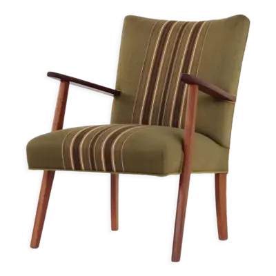 Fauteuil construction teck design scandinave des années 70