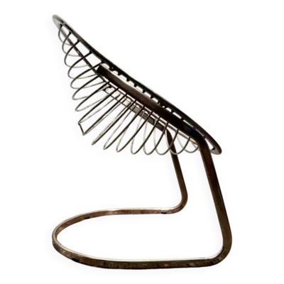 Fauteuil chromé Gastone Rinaldi