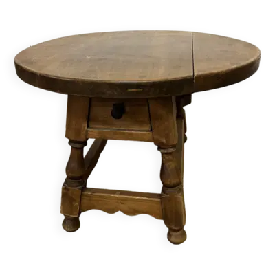 Table basse ronde en bois