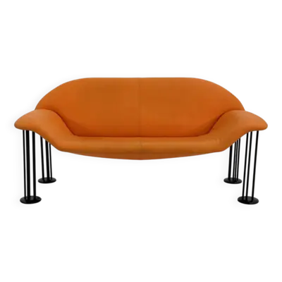 Canapé 2 places postmoderne de Burkhard Vogtherr pour Hain & Tohme, 1980