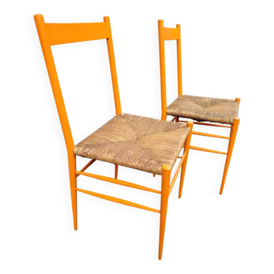 Paire de chaises année 50,60