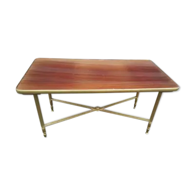 Table basse laiton et formica
