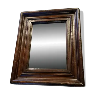 Miroir ancien en bois massif style Huguenot