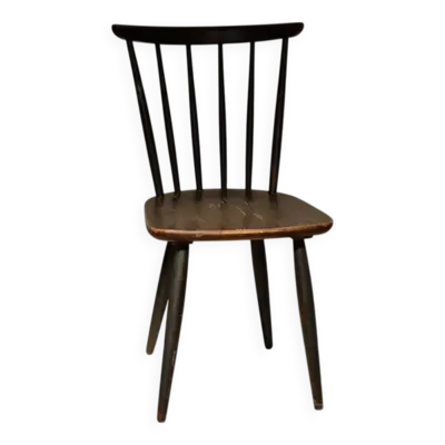 Chaise de bureau danoise en bois massif