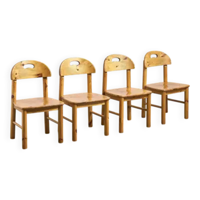 4 chaises dans le goût de Rainer Daumier