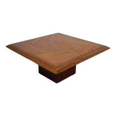 Table basse en bois de zebrano
