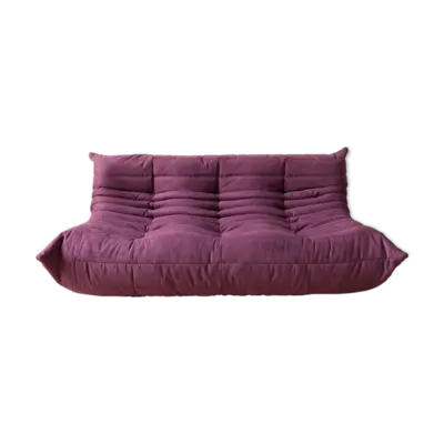 Canapé 3 places Togo en microfibre dessiné par Michel Ducaroy 1973