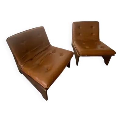 Paire de chauffeuse annee 60