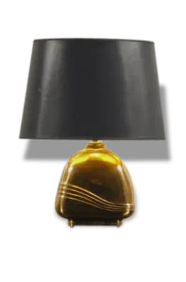 Lampe de table en bronze de Esa Fedrigolli