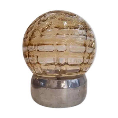 Lampe années 70 verre