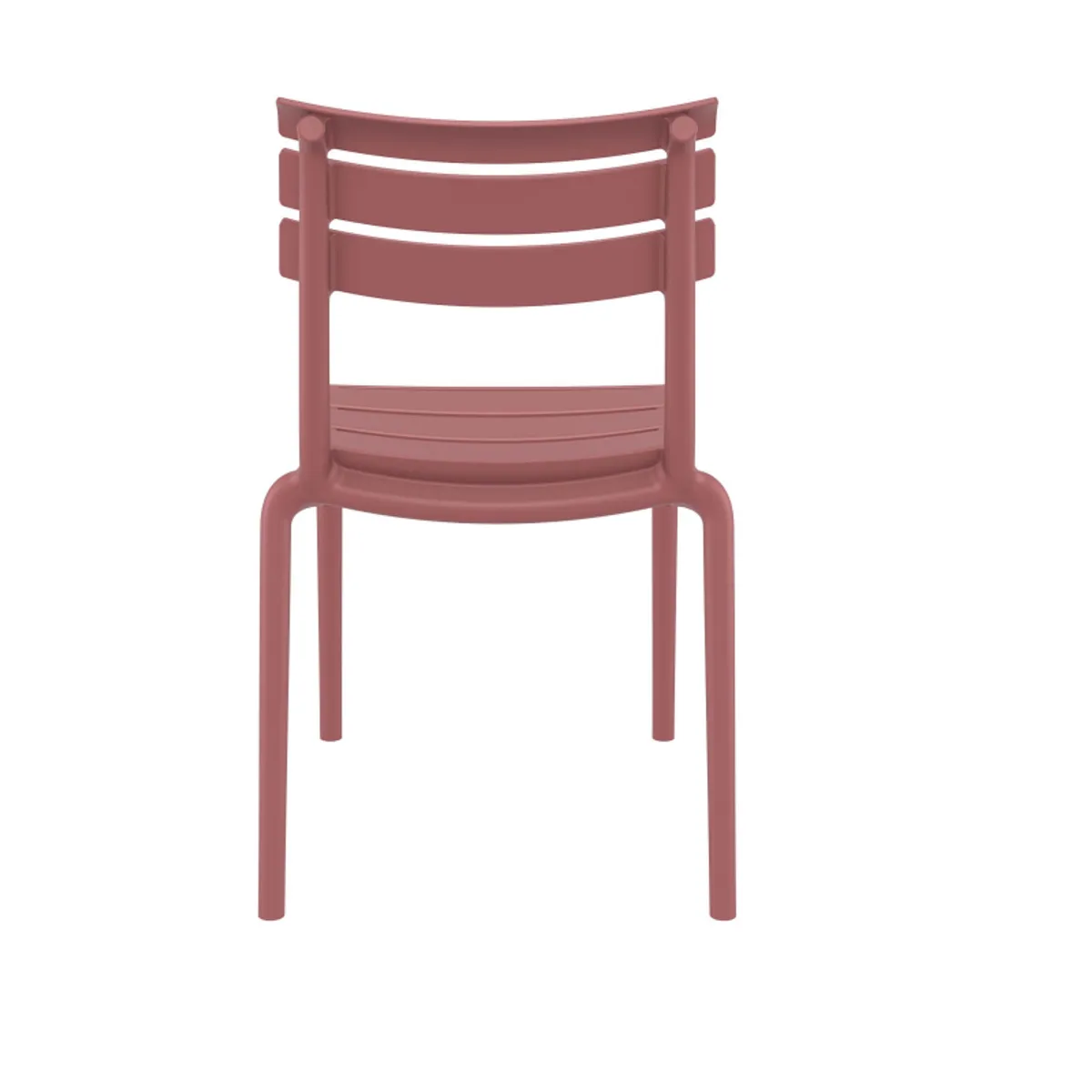 Helen - Chaise moderne empilable en polypropylène — vue 5