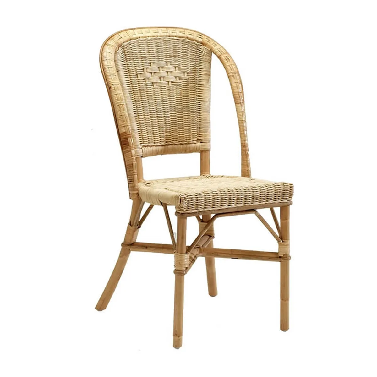 Albertine - Chaise en rotin vintage — vue 5