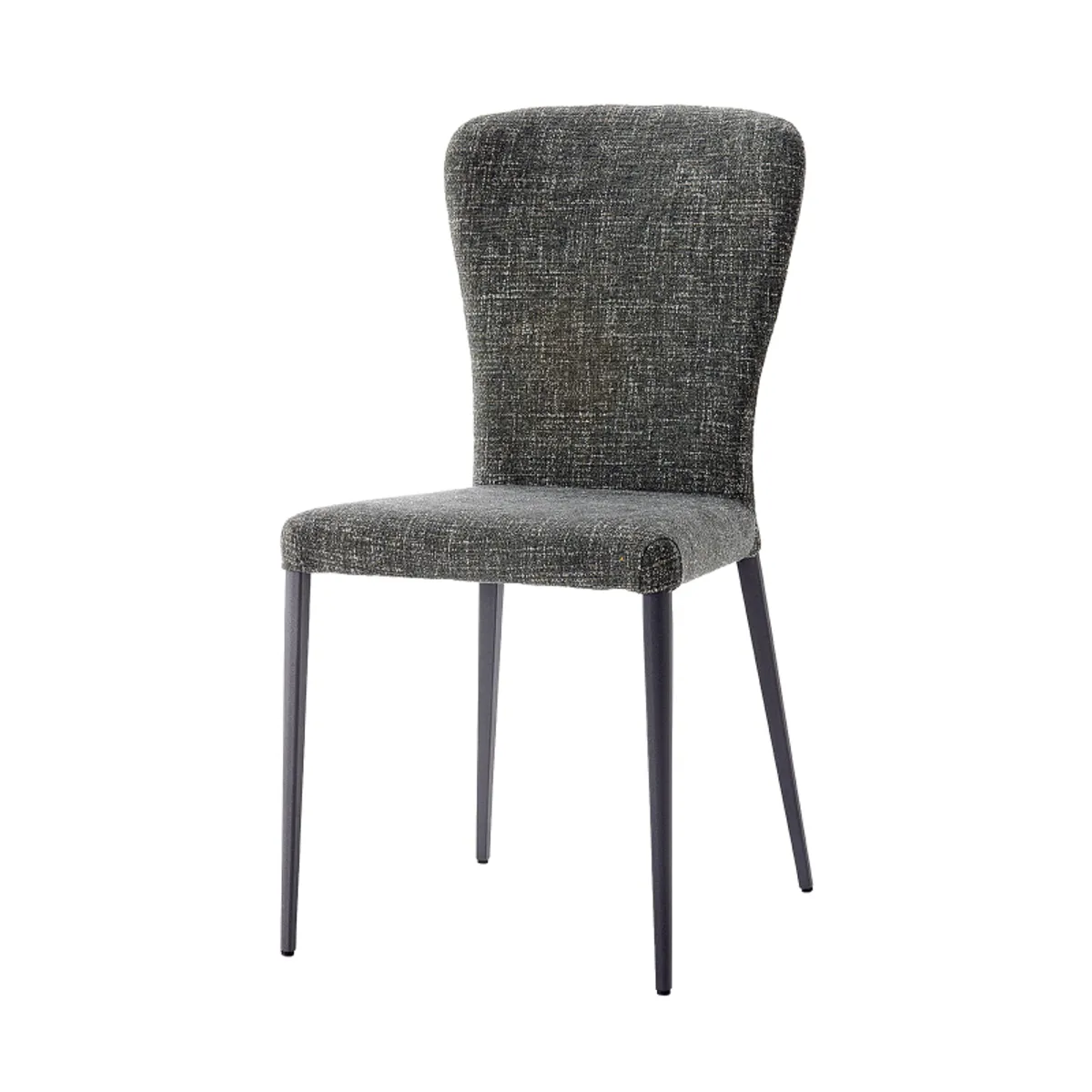 Francine - Chaise moderne en tissu avec pieds en métal — vue 5
